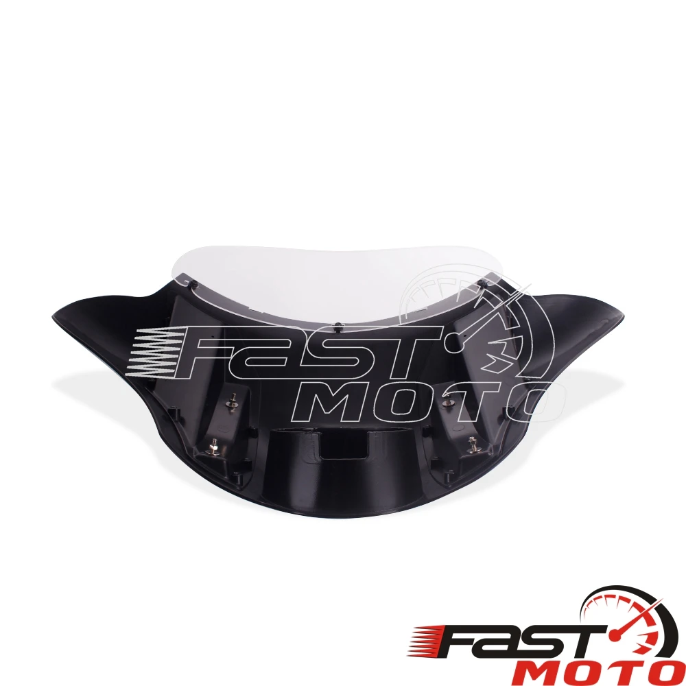 Gloss Black Batwing Fairing Headlight Fairing 10