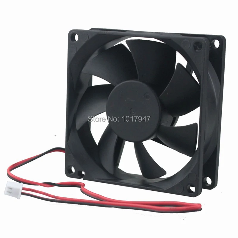 

10Pcs Gdstime DC 48V Cooling Fan 80mm x 25mm Dual Ball Bearing 2Pin 8025 80*80*25mm PC Case Motor Cooler 8cm