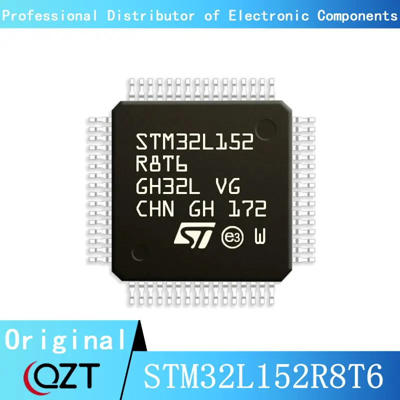 10pcs/lot STM32L152 STM32L152R8 STM32L152R8T6 LQFP64 Microcontroller chip New spot