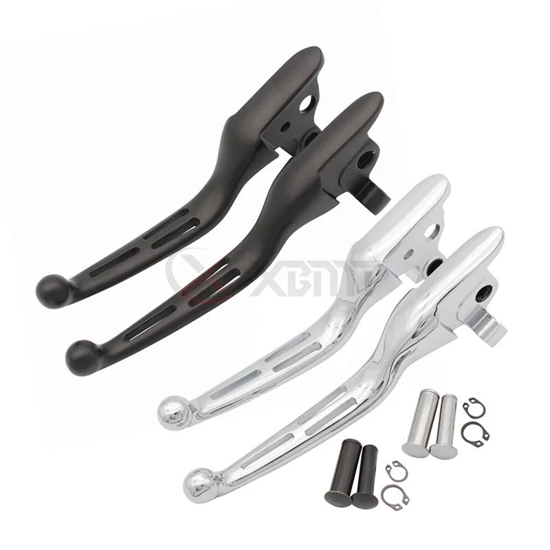 

Motorcycle Aluminum Black Chrome Brake Clutch Lever For Harley Touring Trike FLHRC FLHTCU 2008 2009 2010 2011 2012 2013