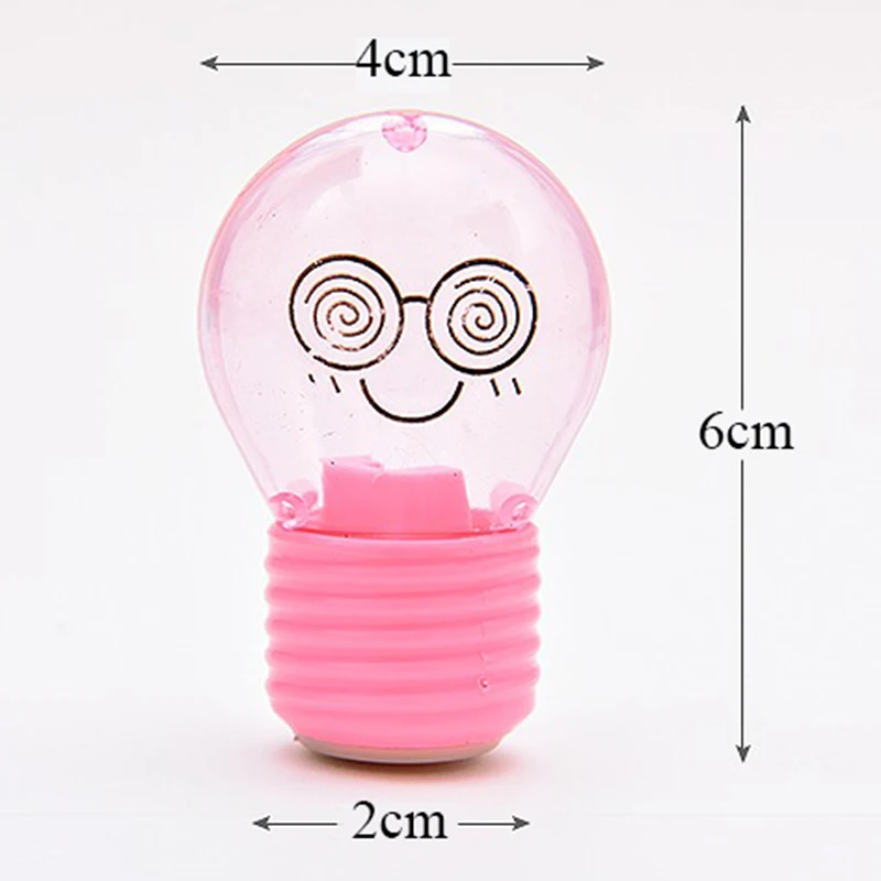 Novelty bulb style pencil sharpener, children\'s plastic pencil sharpener, Kawaii gifts, stationery, school supplies