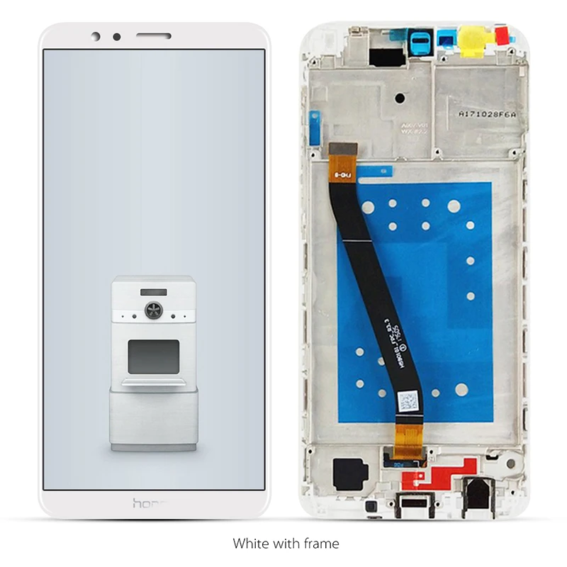 Original For Huawei Honor 7X LCD Display Screen Touch Digitizer Assembly For 5.93 inch Huawei Mate SE BND-L34 Phone With Frame