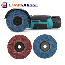 1/3 Uds 75mm 3 pulgadas disco de aleta plana profesional discos de lijado rueda de molienda herramienta de almohadilla de pulido abrasivo para amoladora angular accesorios de herramientas rotativas