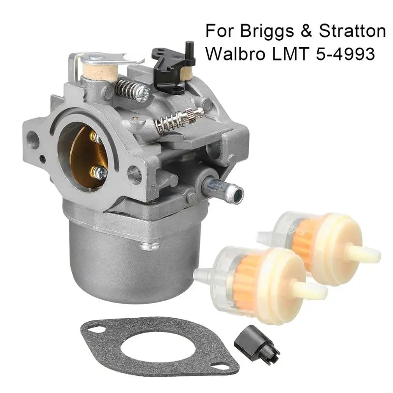 Auto Carburetor for Briggs & Stratton Walbro LMT 5-4993 with Mounting Gasket 