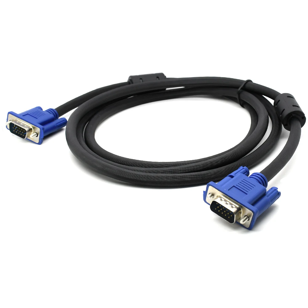 VGA cable VGA 15pin male to male vedio cable for pc monitor projector 0.6m 1.5m 1.8m image 2