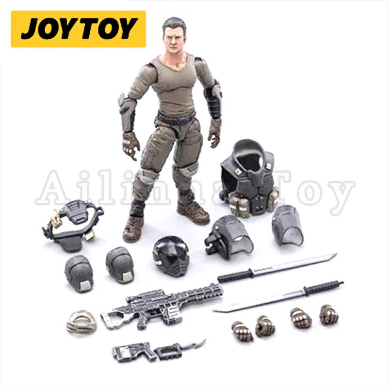 JOYTOY-figuras de acción de personajes de fuente oscura, colección de Anime, modelo militar, 1/18, Envío Gratis, 3 unidades por Set