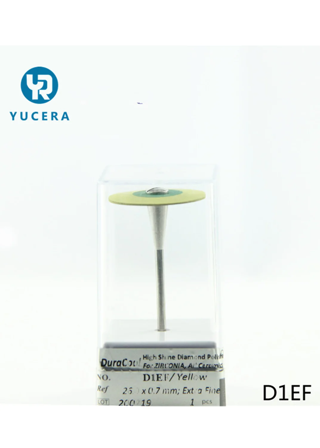 Yucera grinding heads are used in dental laboratories and in mechanics tools,