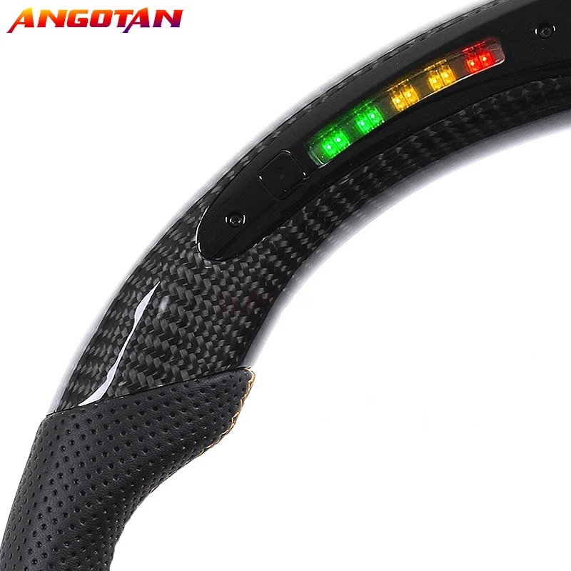 Fit For Volkswagen VW Golf CC mk4 mk5 mk6 mk7 Tiguan Passat B7 B6 B8 B9 LED Carbon Fiber steering wheel