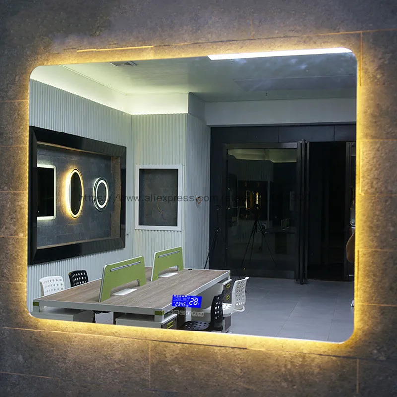K3015CA Mirror Multi-function Time Temperature Display Smart Mirror Radio Bluetooth Display Touch Screen Mirror Smart Radio And