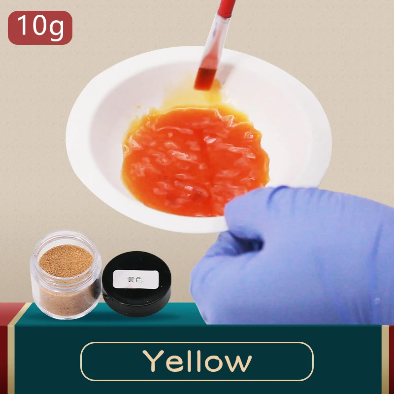 

Fabric Dye Pigment Yellow 10g for Dye Clothes,Feather,Bamboo,eggs and Fix Faded Clothes Acrylic Paint