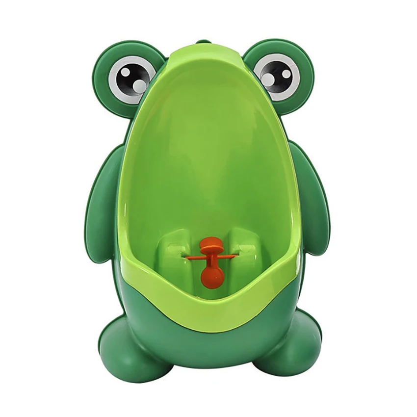 1Pc Frog Shaped Children Urinals Wall Mounted Bathroom Kids Suction Cup Potty Pee Hanging Training Urinal Toilet With Windmill