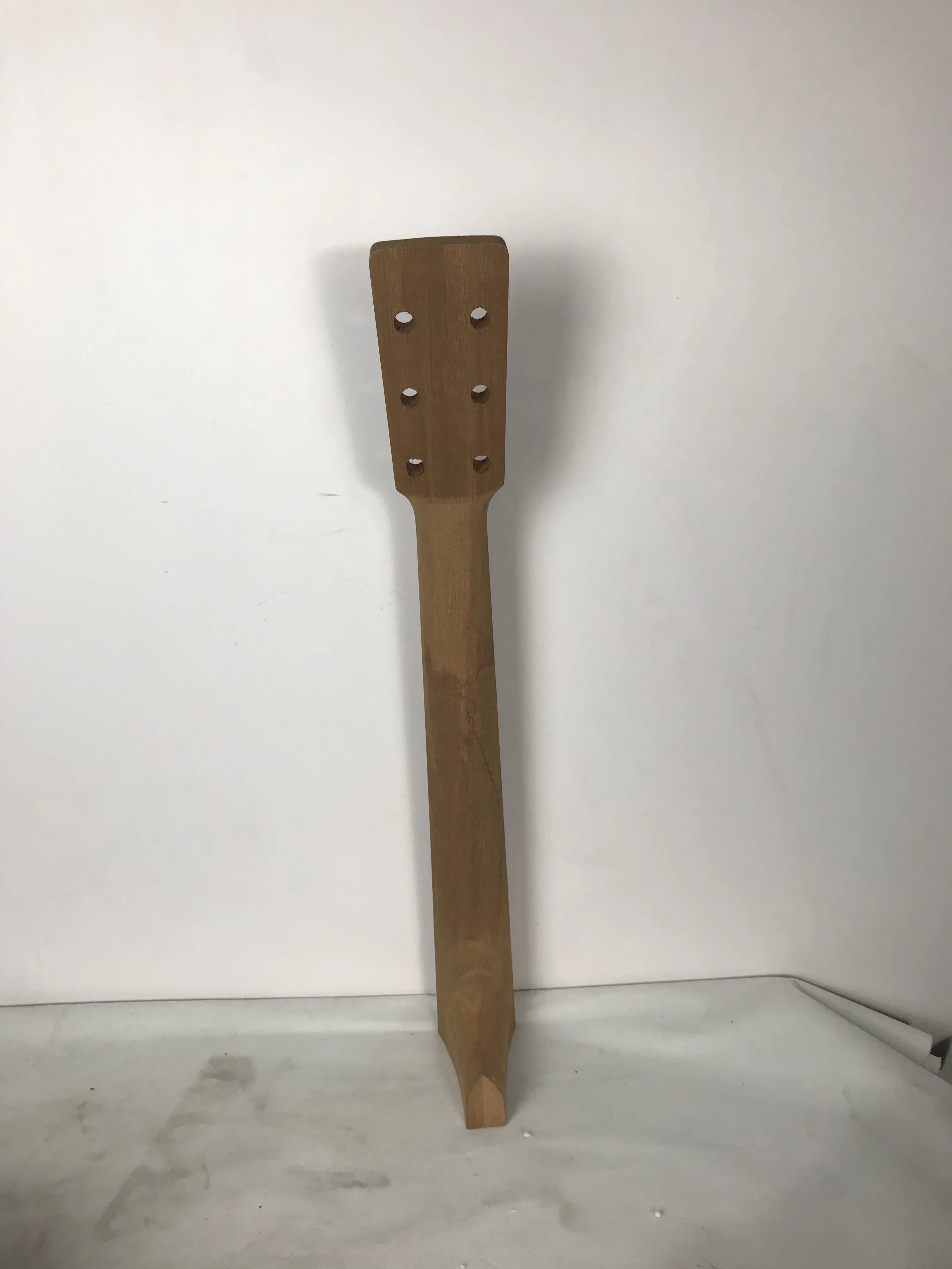 Mahogany Acoustic Guitar Neck Part, Luthier Tool, Accessory for Classical Guitar Neck, Unfinished, High Quality, DIY Folk Guitar