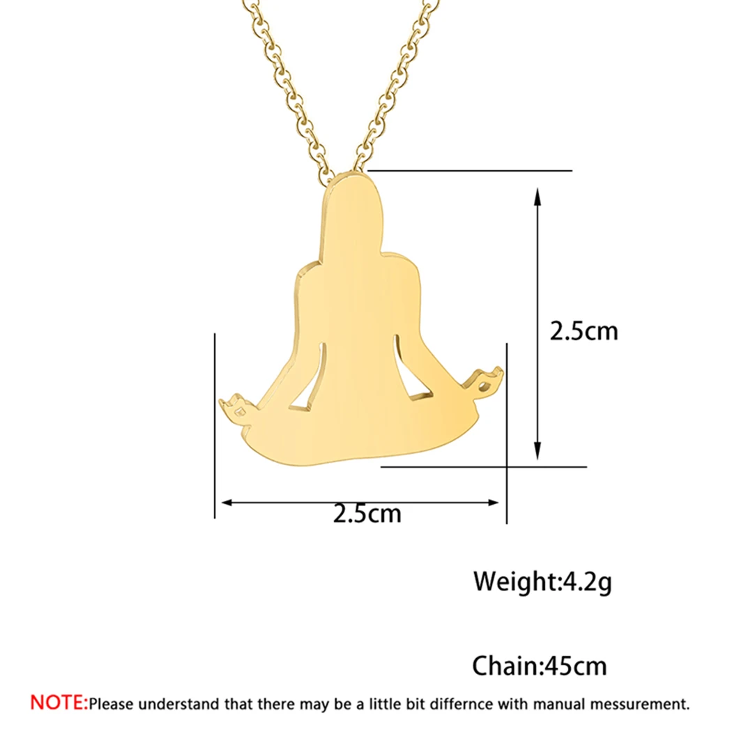 Cxwind Ballerina Ballet Charm Pendants Necklaces Stainless Steel Dance Dancer Sports Girls Necklace Femme Collare Mujer Bijoux image 6