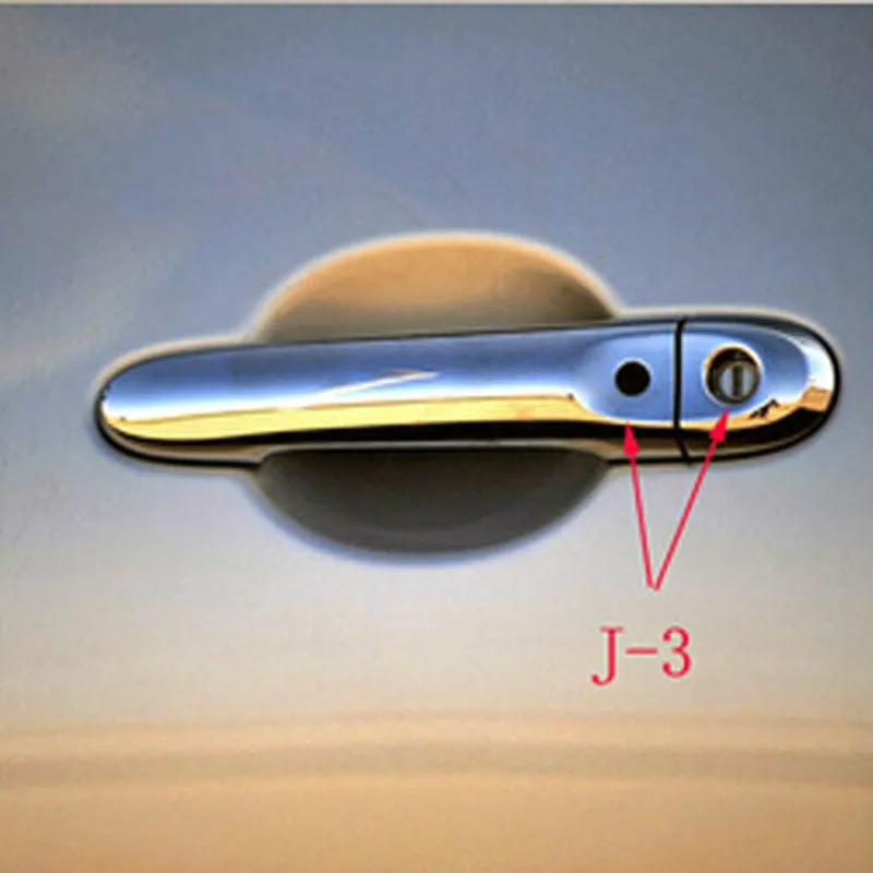 for Nissan Juke 2010 2011 2012 2013 2014 2015 2016 ABS Chrome Door Handle Cover Door Handle Car  Accessories 4 Pcs