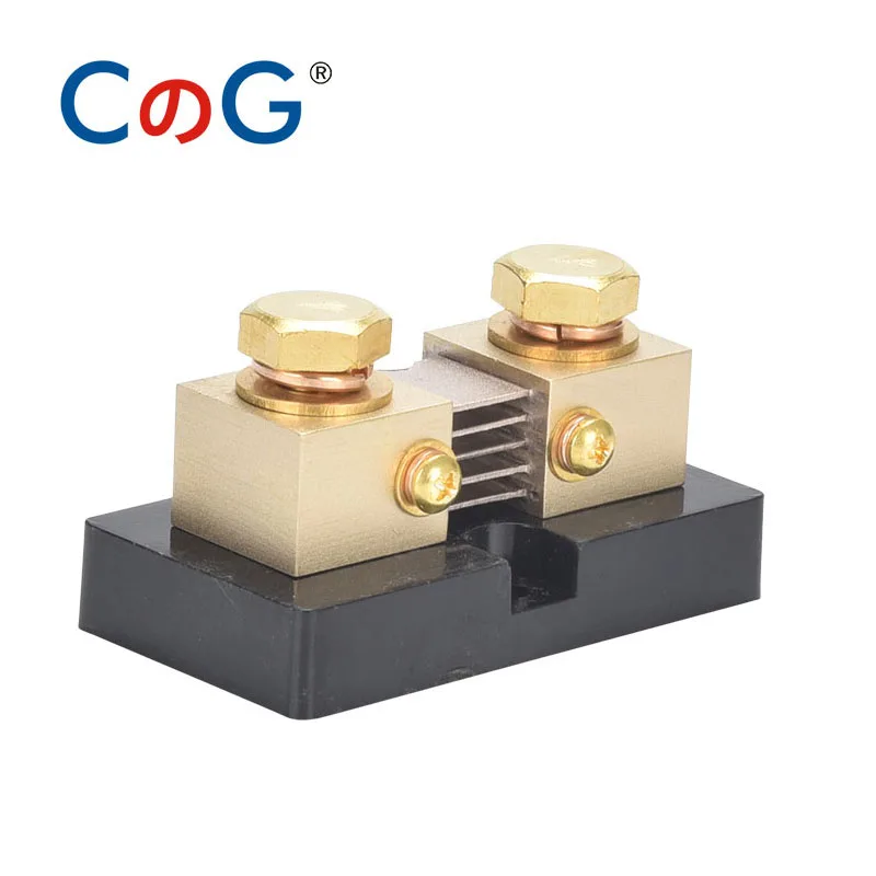 CG 0.25 USA Type FL-15 5A 10A 20A 50A 75A 100A 300A 500A 600A 50mV 75mV 100mV Brass Current Mount DC Shunt Resistance With Base