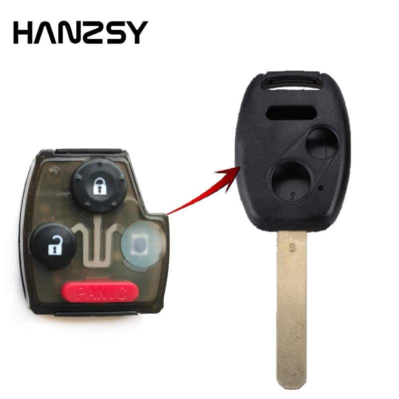 Car Remote Key Inner Internal Core Assembly for Honda Accord CR-V HR-V Fit City Jazz Odyssey Civic with 313.8MHz/315MHz/433MHz