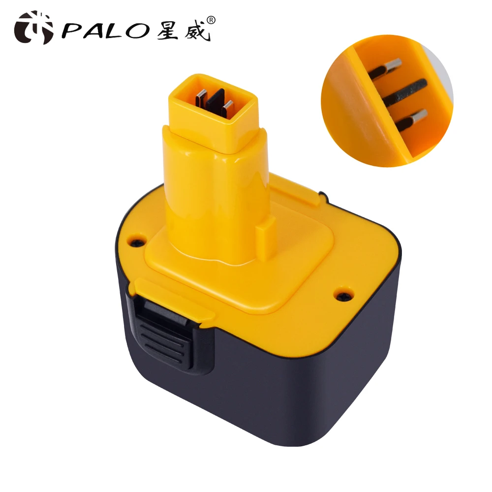 

New-Type For DeWalt DE9074 12V 3000mAh Battery Replacement Power Tool Batteries Cordless Drill for DE9071 2802K DE9075 Ni-MH