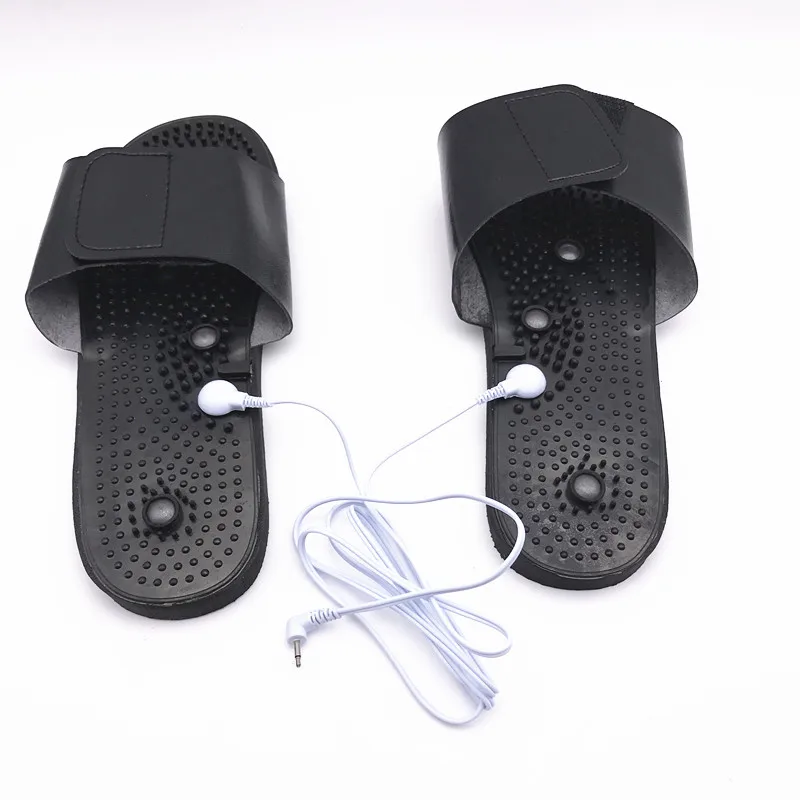 

Adjustable Physiotherapy Magnet Foot Pain Relief Massager Slippers for Electric Tens Therapy Massager Machine Pulse Stimulator