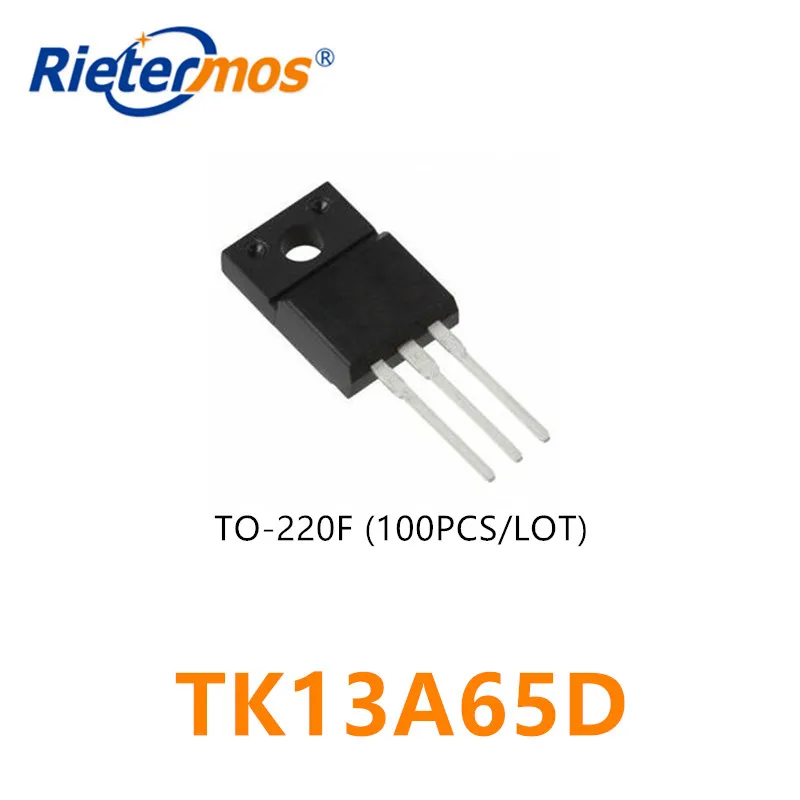 

100PCS N-CHANNEL TK13A65D TK13A65 13A65D TO220F MADE IN CHINA