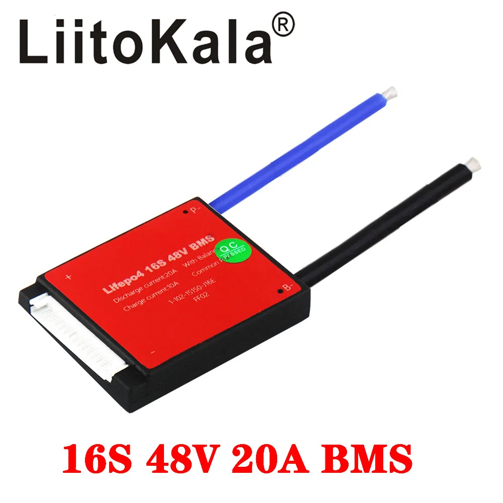 LiitoKala 12V 24V 36V 48V PCM/PCB/BMS dla 3.2V LiFePO4 LiNCM akumulator 18650 32700 26700 akumulator