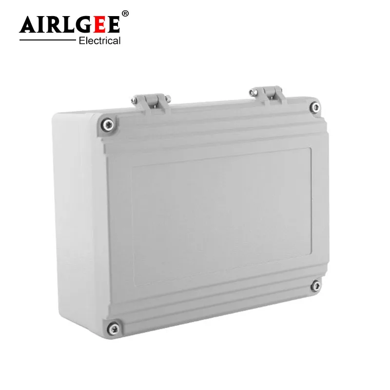 

250 * 190 * 90mm die-cast aluminum housing IP66 waterproof control box cable junction box with hinge large multi-function box