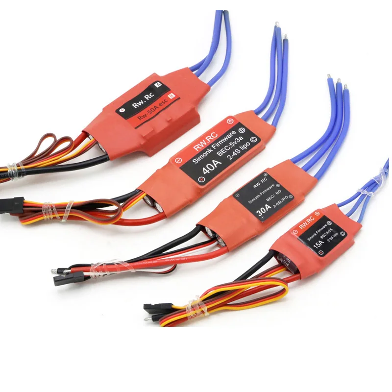 Simonk 10A 12A 15A 20A 30A 40A 50A 70A 80A Firmware Electronic Speed Controlle ESC For RC Multicopter Drone