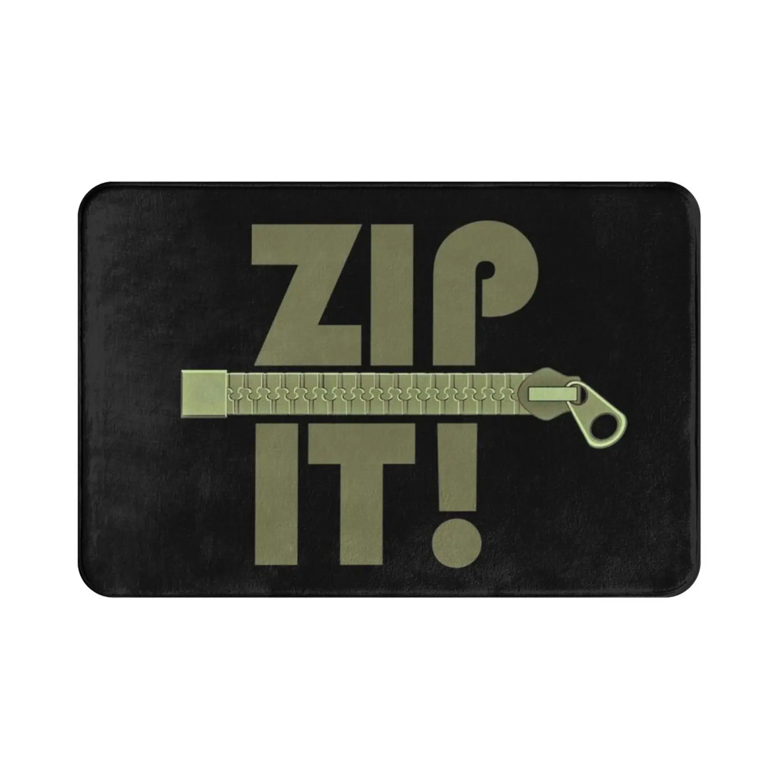 Zip It! Carpet Mat Rug Cushion Soft Zip Quiet Stop