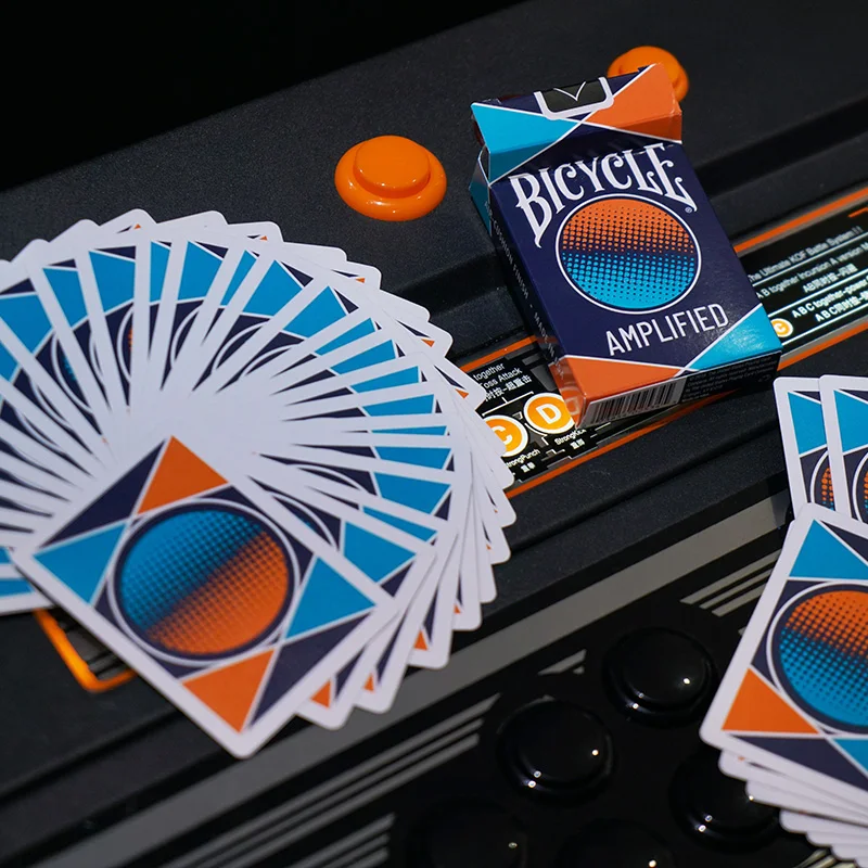 Bicycle Amplified Playing Cards Poker Size USPCC  DeckMagic Card Games Magic Props Magic Tricks for Magician