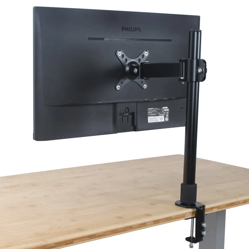 HILLPORT Single Screen Full Dynamic Desktop Monitor Base Bracket Supports 10-32 