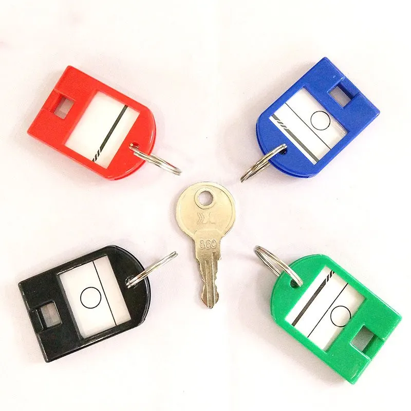 10Pcs Brand new ABS plastic color key tag classification label number tag key storage management tag manufacturer wholesale