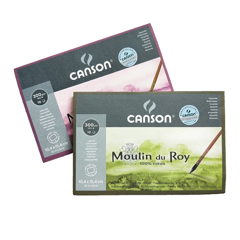 Canson Moulin du Roy 100% Cotton Watercolor Paper 300gsm 12 Sheets: บทวิเคราะห์และคำแนะนำจากผู้ใช้งานจริง