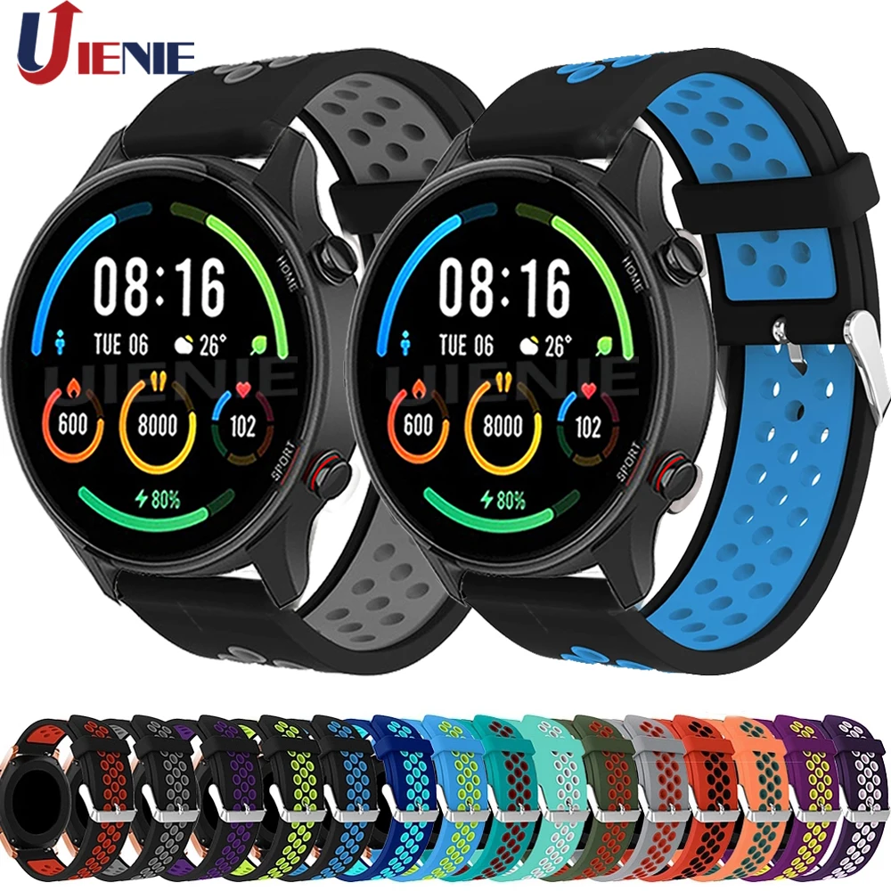 Dây Đeo Đồng Hồ Silicone Cho Xiaomi Thông Minh Mi Dây Màu Sắc Phiên Bản Thể Thao Dây Đeo Dây Thay Thế Vòng Đeo Tay Băng Cổ Tay Thể Thao Correa