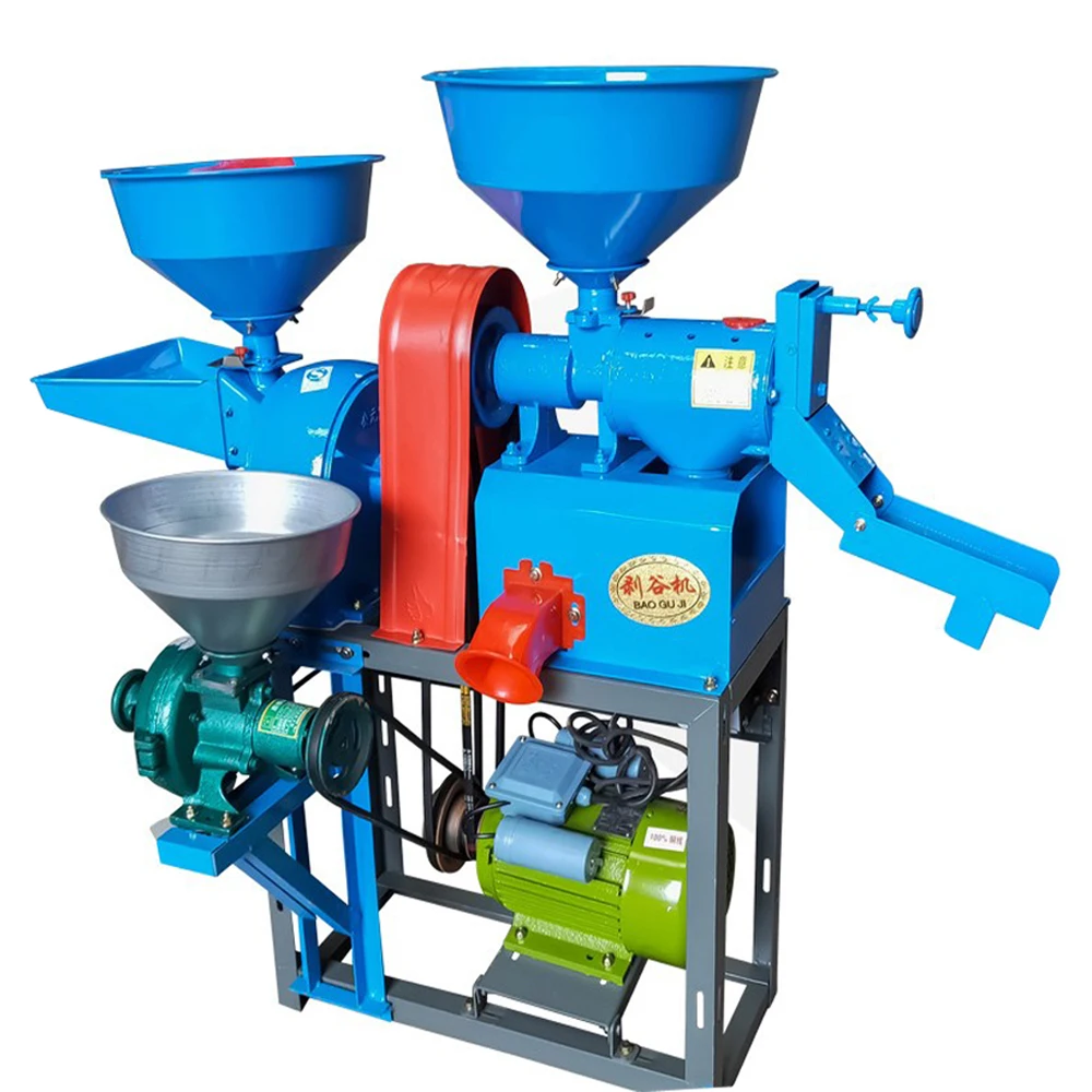 

Three-in-one Rice Huller And Rice Milling Machine Rice Husk Grinding Machine