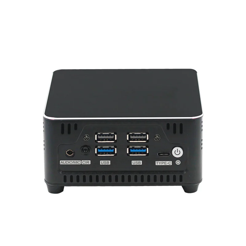 Mini pc intel i3-1115G4 i5-1135G4 i7-1165G7 i7 10th gen mini mesa dupla lan 4 * usb hd tipo-c mini dp windows10 mini computador htpc