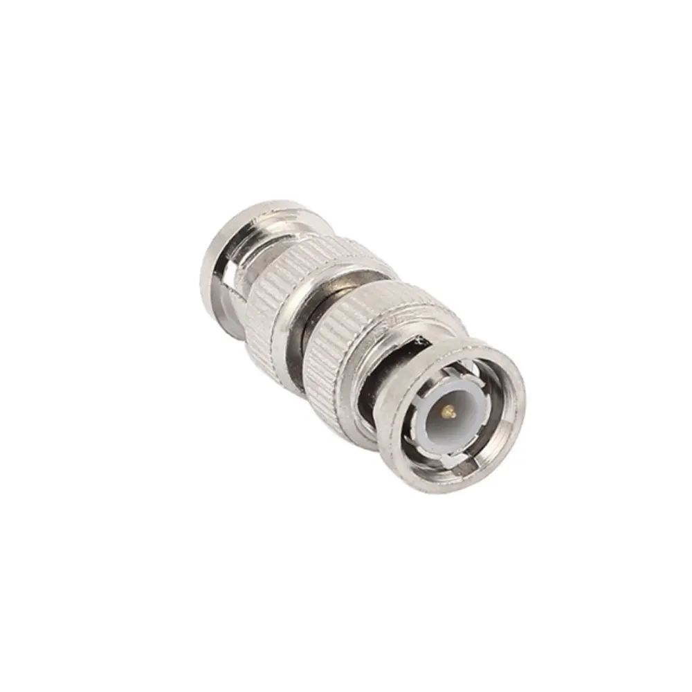 10 Cái/lốc Camera Quan Sát Phụ Kiện BNC Nam Đồng Trục Cuộn Adapter BNC Sang BNC Đầu Nối BNC Nam Sang BNC Nam Cắm Nhanh con Tàu