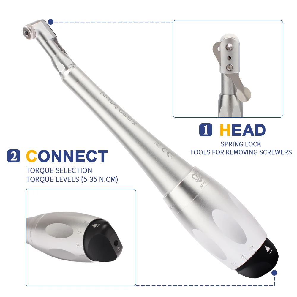 AI-Torq Control Aluminum torque wrench screw handpiece dental implant medical tooth productos dentales suppliers