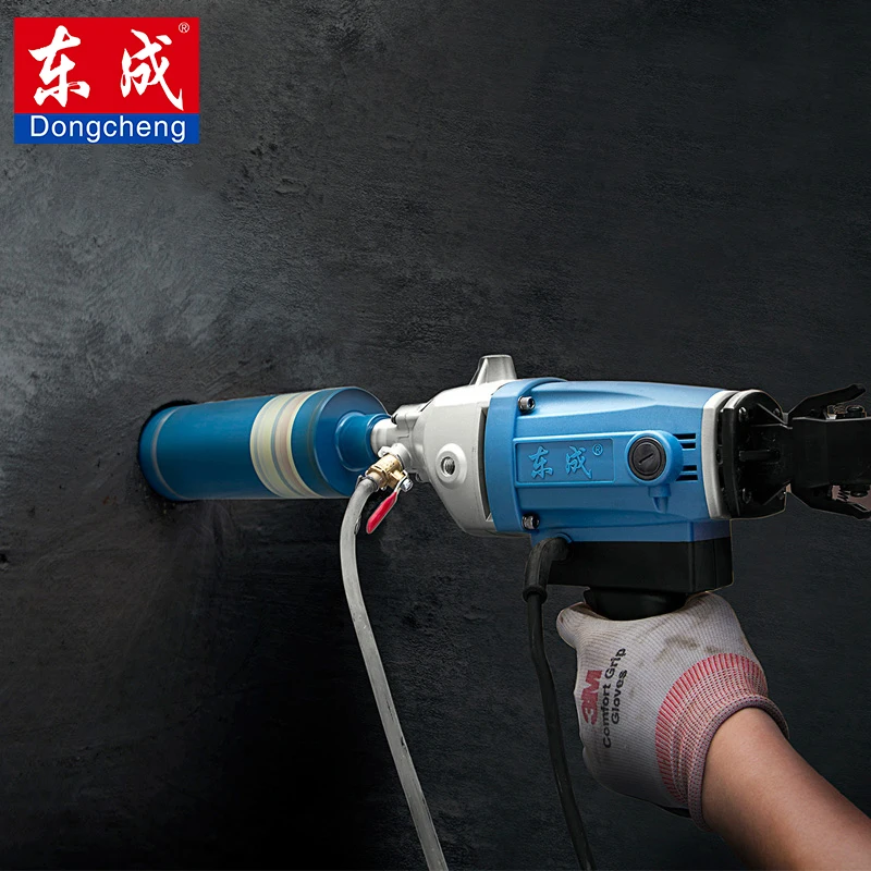 Dongcheng 25 32 36 40 51 56 63mm Diamond Core Drill Bit 370 450mm Wall Concrete Perforator Masonry Drilling Wet Hollow Drill Bit