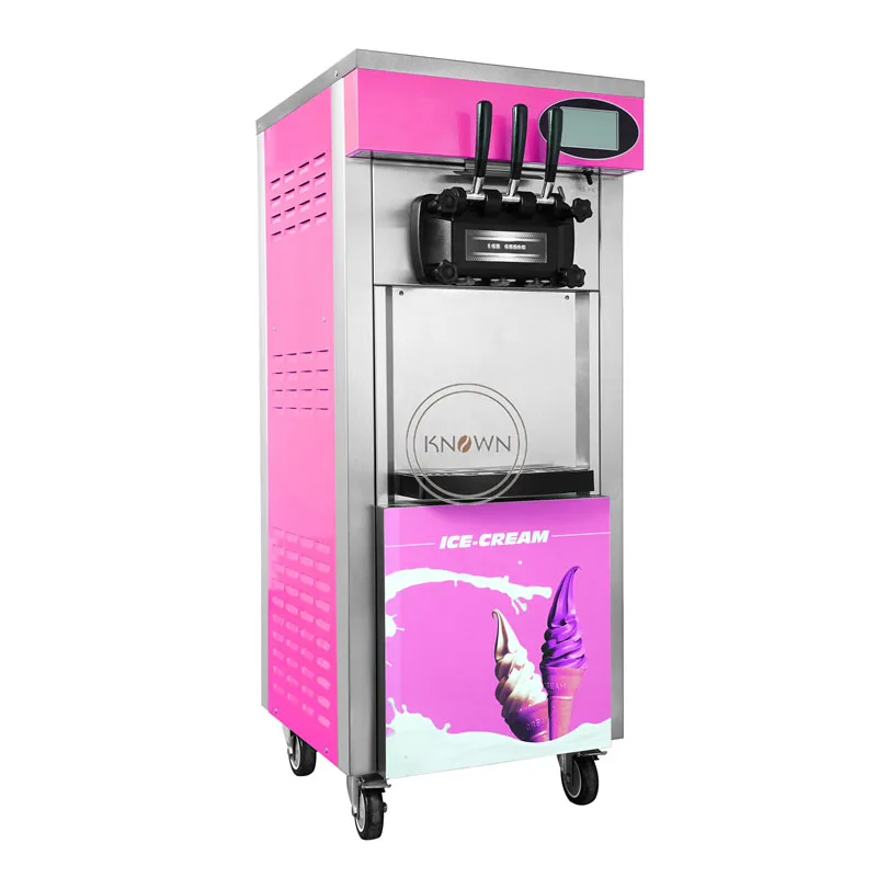 

3 Flavors 28L/h Soft Serve Ice Cream Maker Making Machine For Sale