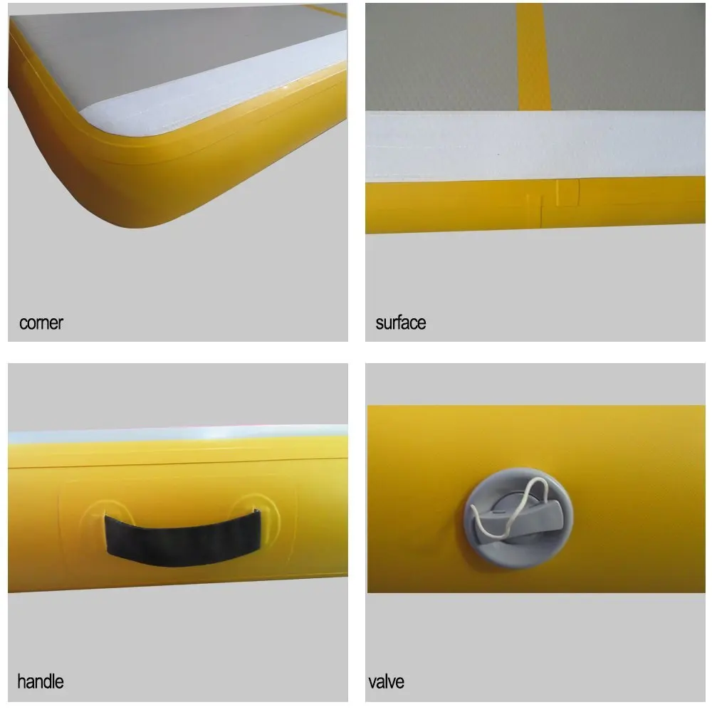 Mata dmuchana do gimnastyki 4x1.5x0.2m, mata do ćwiczeń Air Track, dmuchana mata gimnastyczna Air Track, sprzęt gimnastyczny, mata do ćwiczeń