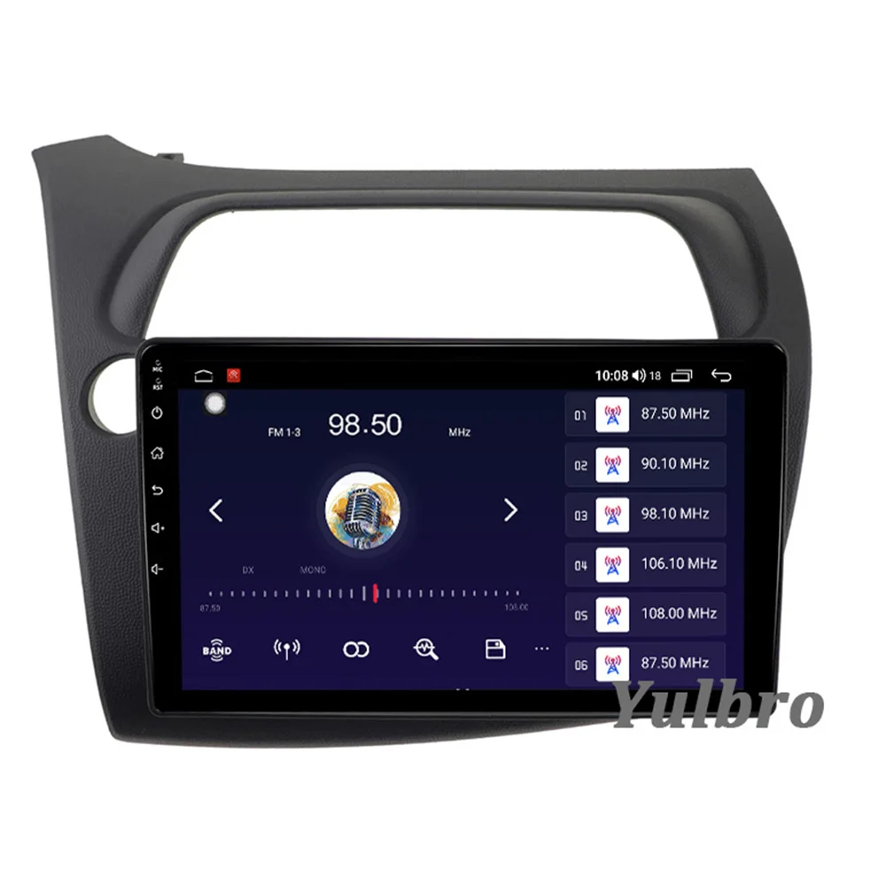 Android Car Dvd For Honda Civic Hatchback 2005-2011 Radio Stereo Multimedia Headunit Tape Recorder Carplay Gps Navigation Audio