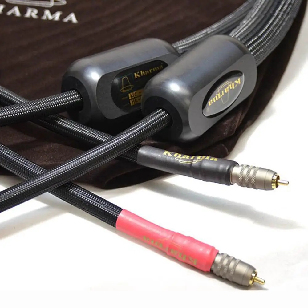 hifi  End Supreme Reference Kharma KIC-SR-1B RCA Interconnect cable rca audiophile cable