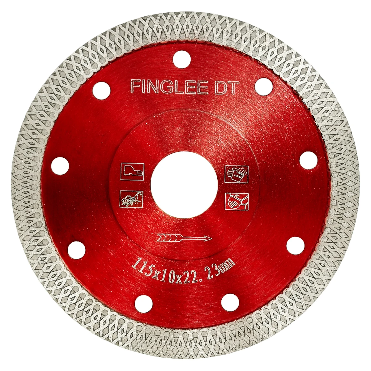 FINGLEE 85mm 4/4.5/5/6/7/9 inch Super Thin Porcelain Tile Ceramic Diamond Cutting Blade Disc for Dry Saw Marble Cutter Stone