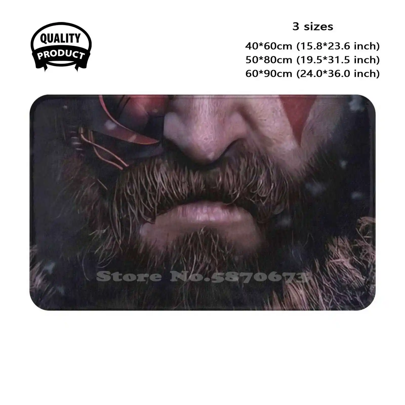 God Of War Kratos Soft Cushion Home Carpet Door Mat Car Rug God Of War Kratos God Of War War God Of War Ps4 God Of War Atreus