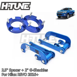 Entretoise avant et ressort arc-en-ciel pour cuir chevelu arrière, manilles en G, kit de levage de suspension, Hilux RECalculator 2016 +, 32mm, 2