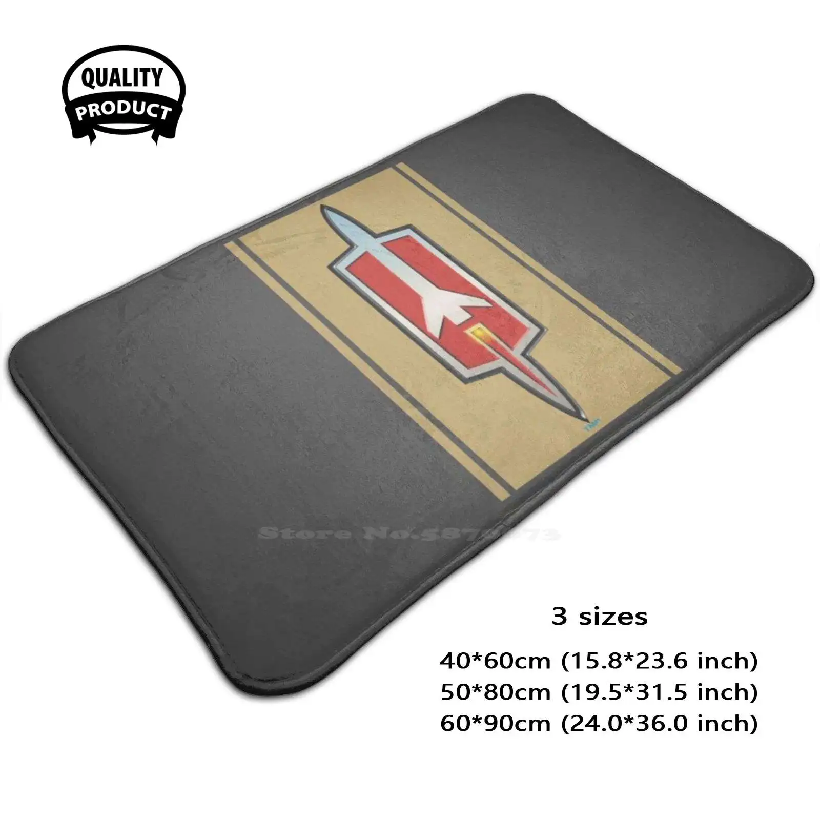 Olds' Cool 2 Soft Cushion Car Home Carpet Door Mat Oldsmobile Cutlass 442 Hurst Muscle Cars Rocket Man 350 400 455 Red Gold