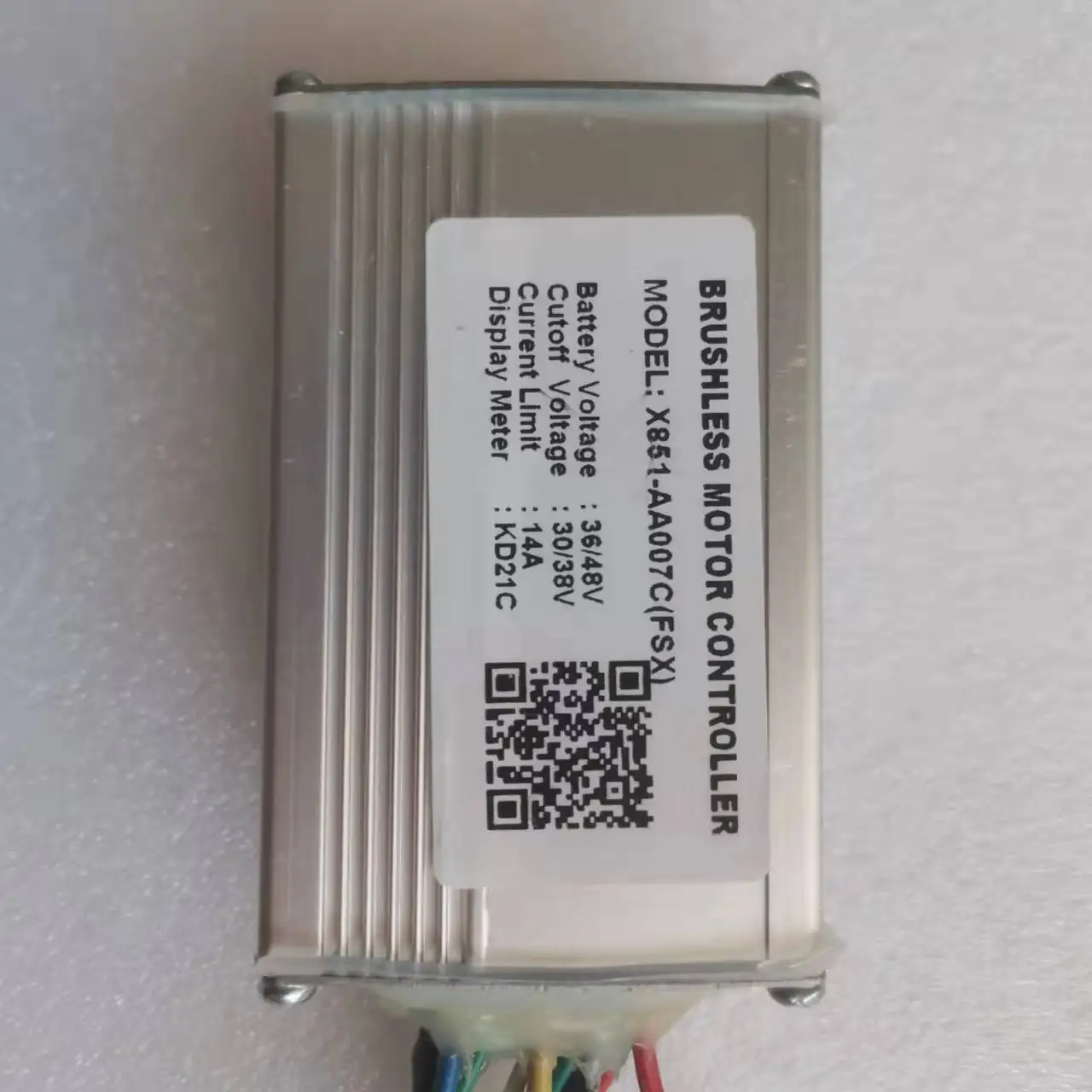 BRUSHLESS MOTOR CONTROLLER 36V/48V 14A KDS X851-AA007C(FSX) Updated Parts Electric Bicycle Accessories (customized)