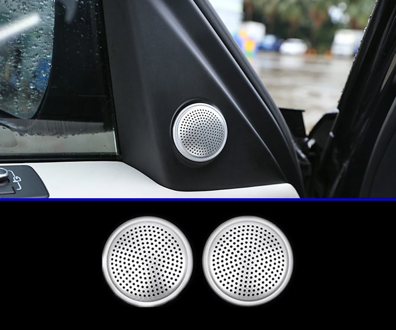 For Land Rover Discovery 5 LR5 L462 2017-2018 Aluminum Alloy Speaker Cover Trim  Car Accessories