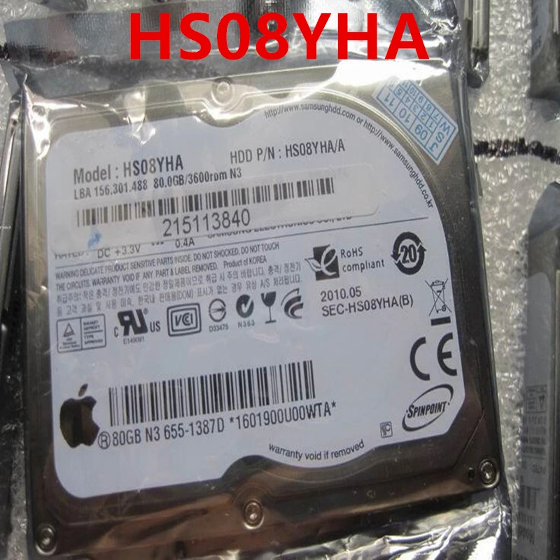 Новый жесткий диск для Samsung AIR A1304 A1237 MC233 IPOD CLASSIC 80 ГБ 1,8 