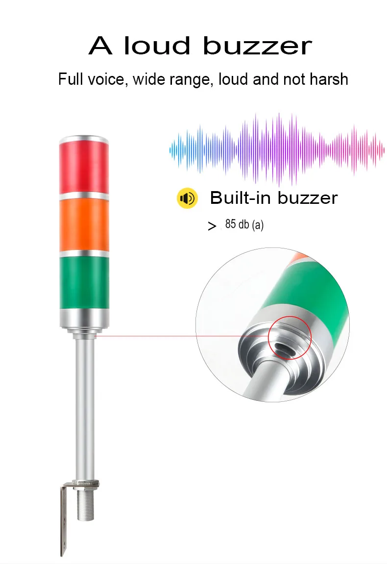 Lager Regal Multi-Schicht Drei-Farbe Signal Licht CNC Bohren Und Tippen Maschine Fräsen Drehmaschine Werkzeug Warnung licht