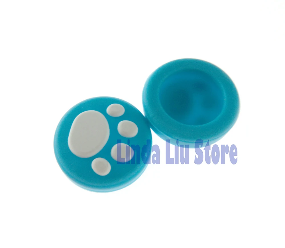 10 stücke Joystick silikon nicht-slip kappe Für Nintendo Schalter Lite Animal Crossing Analog Stick Grip Controller Joystick Katze kappe